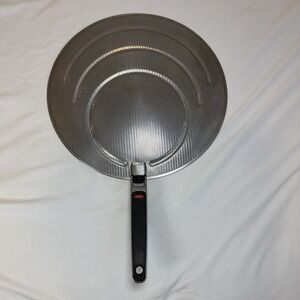 OXO Good Grips Stainless Splatter Screen Folding Locking Handle Kitchen 13.5"